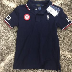 Boys Ralph Lauren USA Olympic shirt
